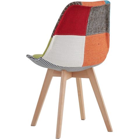 REACONDICONADO PACK 2 SILLAS DESIGN D400 TELA PATCHWORK MUVIP - MV0498-1 REACONDICONADO PACK 2 SILLAS DESIGN D400 TELA PATCHWORK MUVIP - MV0498-1