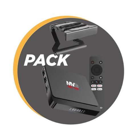 PACK MINI PC MV21 4K 5G | A.13 | 2GB RAM | 16GB | + SOPORTE MUVIP - PACK185