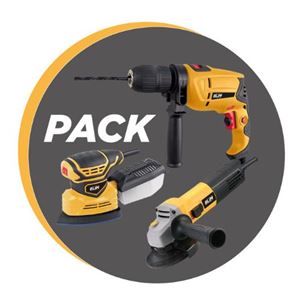 PACK TALADRO 500W + RADIAL 115-125MM 800W + LIJADORA 180W BLIM - PACKBLIM2