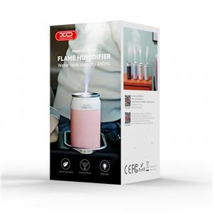 HUMIDIFICADOR PORTATIL CON RGB HF08 ROSA XO - XOHF08PK-2