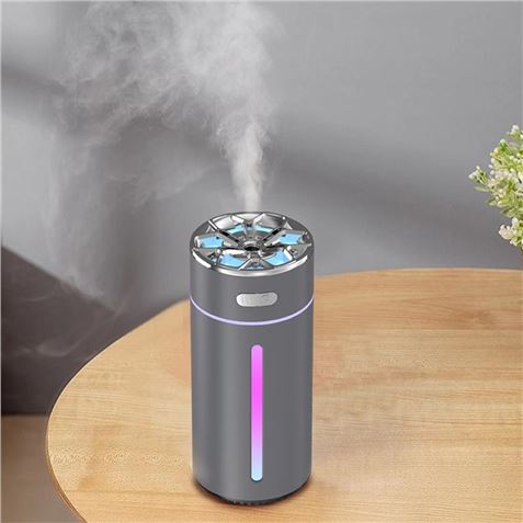 HUMIDIFICADOR PORTATIL CON RGB HF09 PLATA XO - XOHF09GR-2