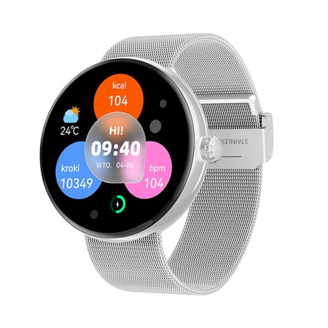 SMARTWATCH FOREVIVE SB-365 SILVER FOREVER - GSM180309