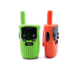 PACK 2 WALKIE TALKIE MXWT-100 VERDE NARANJA MAXLIFE - OEM0200599-1