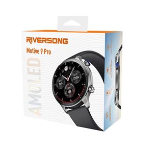 SMARTWATCH MOTIVE 9 PRO| 1.43" AMOLED | IP68 | CARGA MAGNETICA | RIVERSONG - GSM176019-2