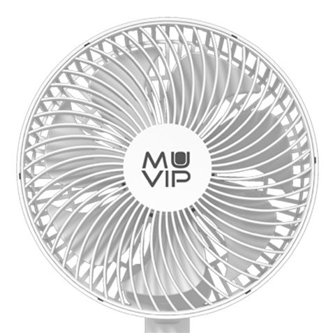 REACONDICIONADO VENTILADOR PORTATIL PLEGABLE 8" BATERÍA MUVIP - MV0550-1
