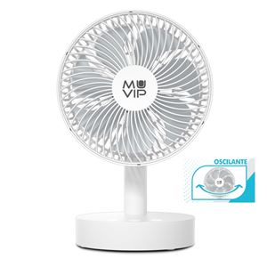 REACONDICIONADO VENTILADOR PORTATIL OSCILANTE 8" BATERÍA MUVIP - MV0551-3