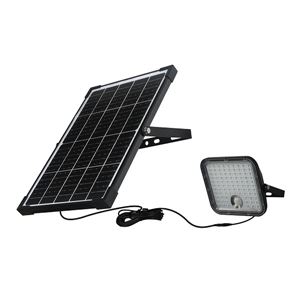 REACONDICIONADO FOCO LED SOLAR 30W 4800LM CON SENSOR + MANDO ELBAT - EB0439-2