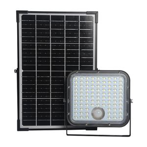 REACONDICIONADO FOCO LED SOLAR 30W 4800LM CON SENSOR + MANDO ELBAT - EB0439-3