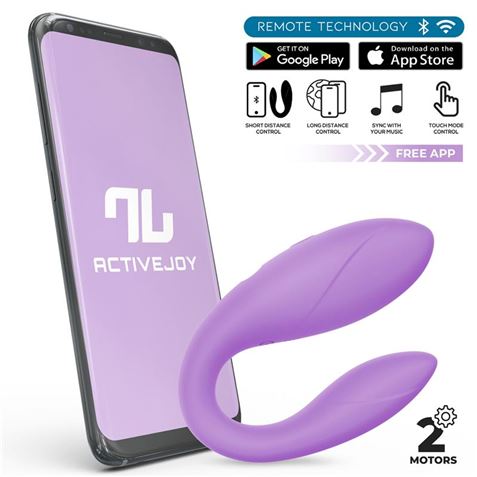 JUGUETE PARA PAREJAS DOS MOTORES CON APP LAVANDA INTOYOU - 8436615004782-1