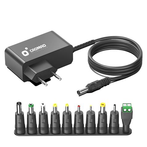 CARGADOR UNIVERSAL AUTOMÁTICO 24W | 11 PUNTAS CROMAD - CR1205