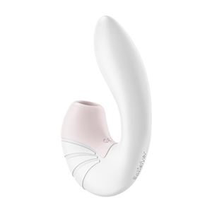SUCCIONADOR Y VIBRADOR PUNTO G SUPERNOVA BLANCO SATISFYER