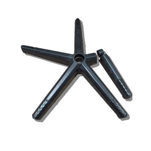 BASE RUEDAS NEGRA PARA SILLAS CR1163, CR1161, CR1164, CR1165 CROMAD - REP0800