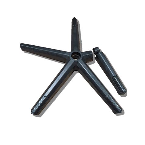 BASE RUEDAS NEGRA PARA SILLAS CR1163, CR1161, CR1164, CR1165 CROMAD - REP0800