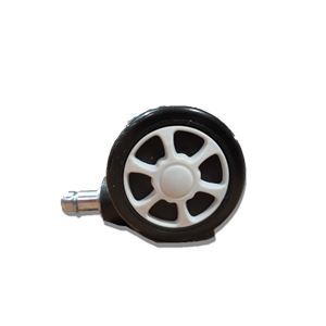 JUEGO DE 5 RUEDAS PRO BLANCAS PARA SILLA CR1145 CROMAD - REP0805