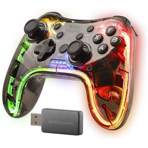 GAMEPAD INALAMBRICO RGB MGP-24 MARS GAMING - MGP24