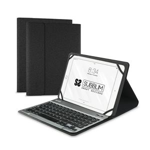 FUNDA CON TECLADO BLUETOOTH EXTRAIBE 10.1-10.8" SUBBLIM - 8436586741075