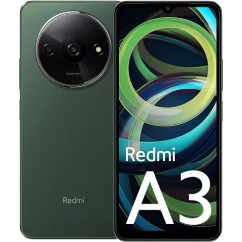 SMARTPHONE REDMI A3 6.71" | 4GB | 128GB | VERDE | XIAOMI - MZB0GLBEU