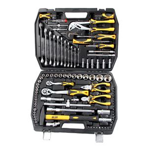 REACONDICIONADO MALETIN HERRAMIENTAS C.V. 101 PCS 1/2 Y 1/4" BLIM