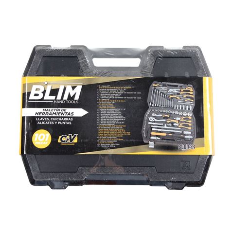 REACONDICIONADO MALETIN HERRAMIENTAS C.V. 101 PCS 1/2 Y 1/4" BLIM - BL0343_02
