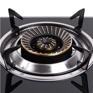 REACONDICIONADA COCINA GAS INOX 2 FUEGOS CRISTAL TEMPLADO MUVIP - MV0384-1