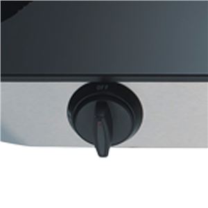 REACONDICIONADA COCINA GAS INOX 2 FUEGOS CRISTAL TEMPLADO MUVIP - MV0384-2
