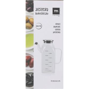 JARRA MEDIDORA BOROSILICATO 1000ML CON TAPA METALICA - BY01018277937-1
