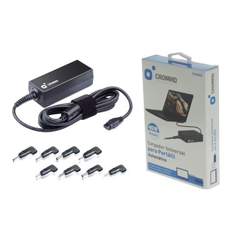 REACONDICIONADO CARGADOR UNIVERSAL AUTOMÁTICO 45W CROMAD - CR0802