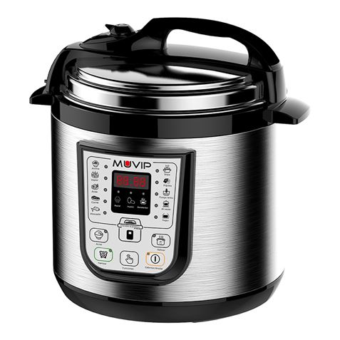 OLLA A PRESIÓN PROGRAMABLE 6 LITROS | 15 PROGRAMAS 1000W MUVIP - MV0591-2