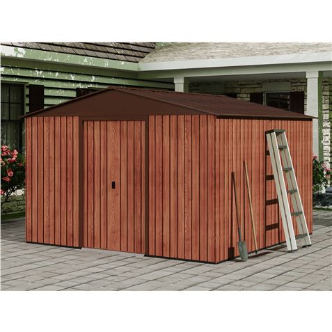 CASETA DE METAL | PUERTAS CORREDERAS 300X304.5X214.5CM (9.14M2) EFECTO MADE - SG0122-1