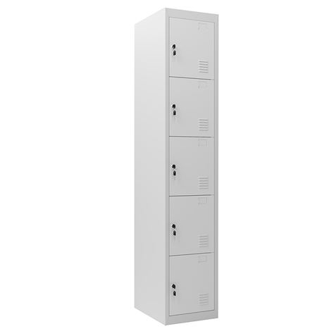 TAQUILLA METÁLICA 5 PUERTAS 1800X300X500MM CROMAD - CR1181
