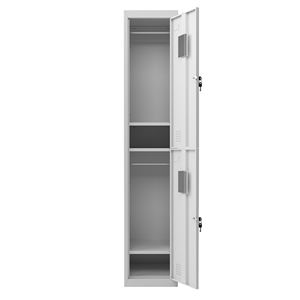 TAQUILLA METÁLICA 2 PUERTAS 1800X300X500MM CROMAD - CR1178-2