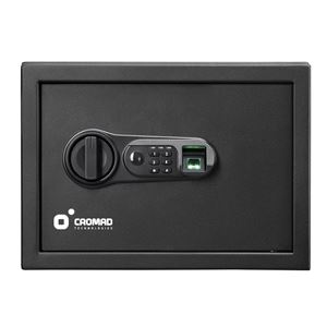 CAJA FUERTE ELECTRÓNICA CON DETECTOR DE HUELLA 250X350X250MM CROMAD - CR1197-2