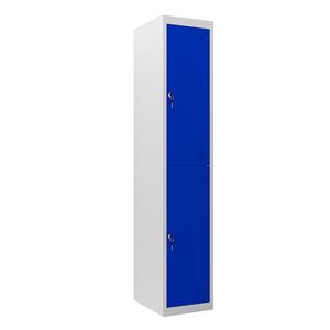 TAQUILLA METÁLICA 2 PUERTAS 1800X300X500MM AZUL CROMAD - CR1184