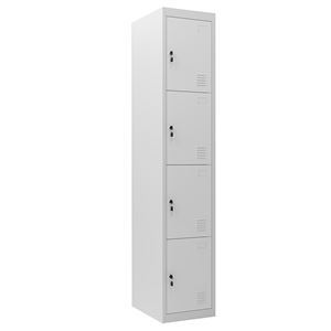 TAQUILLA METÁLICA 4 PUERTAS 1800X300X500MM CROMAD - CR1180