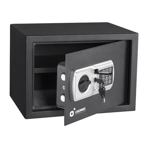 CAJA FUERTE ELECTRÓNICA 229X405X336MM CROMAD - CR1193-2