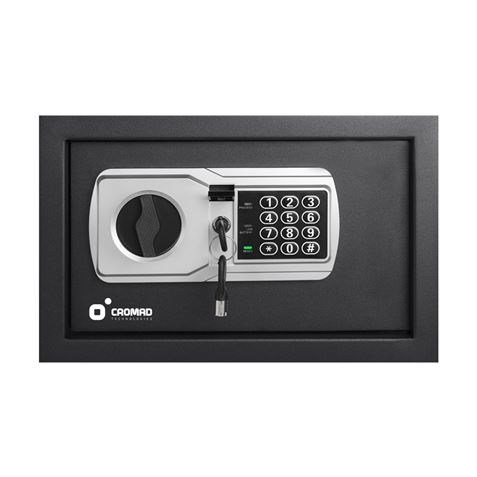 CAJA FUERTE ELECTRÓNICA 200X310X200MM CROMAD - CR1191-1