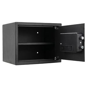 CAJA FUERTE ELECTRÓNICA CON DETECTOR DE HUELLA 300X380X300MM CROMAD - CR1198-3