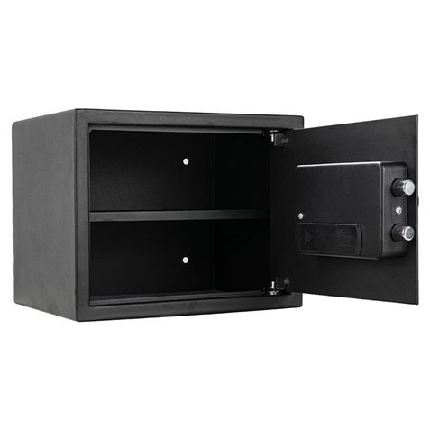 CAJA FUERTE ELECTRÓNICA CON DETECTOR DE HUELLA 300X380X300MM CROMAD - CR1198-3