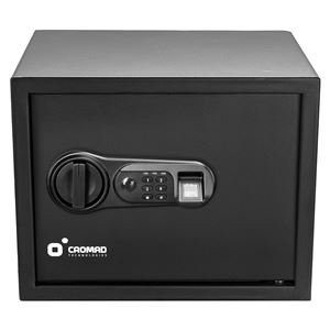 CAJA FUERTE ELECTRÓNICA CON DETECTOR DE HUELLA 300X380X300MM CROMAD - CR1198-6