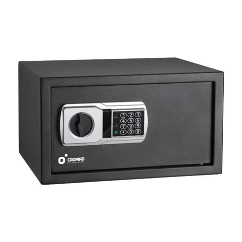 CAJA FUERTE ELECTRÓNICA 250X350X250MM CROMAD - CR1192