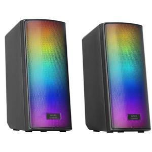 ALTAVOCES BLUETOOTH MSRGB2W 15W NEGROS MARS GAMING - MSRGB2