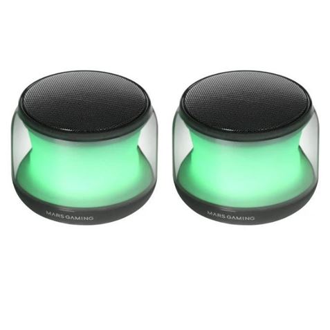 ALTAVOCES 2.0 BLUETOOTH MARS GAMING MS-AURA NEGROS 15W - MSAURA