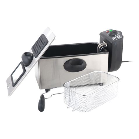 REACONDICIONADA FREIDORA 3 LITROS INOXIDABLE 2000W DESMONTABLE MUVIP - MV0582