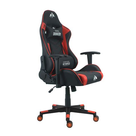 REACONDICIONADA SILLA GAMING SERIE DRAGÓN ROJA CROMAD - CR1146-1_1