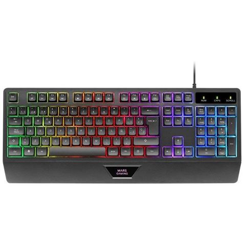 PACK GAMING TECLADO H-MEC | RATON | ALFOMBRILLA RGB MCP124 MARS GAMING - MCP124ES-1