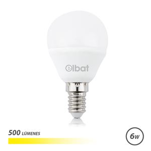 BOMBILLA LED G45 | 6W | 500LM | E14 | LUZ CALIDA | ELBAT - EB0562