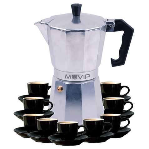 CAFETERA 9 TAZAS INDUCCIÓN MUVIP - MV0605