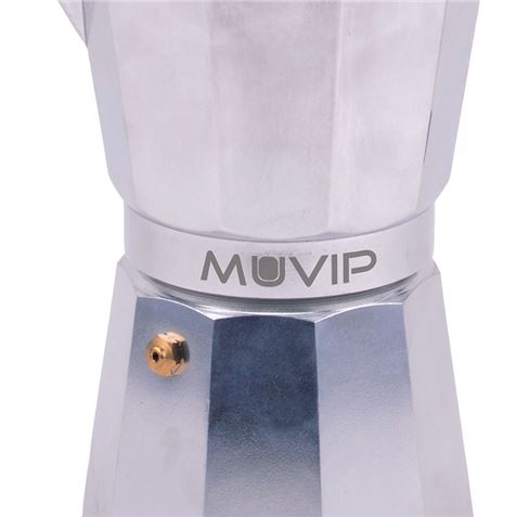 CAFETERA 9 TAZAS ALUMINIO ANTIADHERENTE MUVIP - MV0602-2