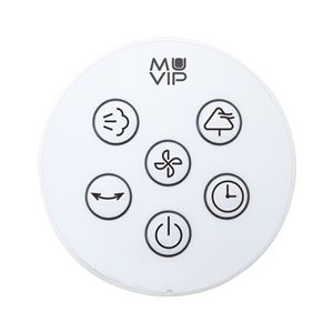 VENTILADOR NEBULIZADOR DESIGN PRO 80W CON MANDO Y LUZ LED MUVIP - MV0597-7
