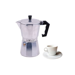 CAFETERA 1 TAZA ALUMINIO ANTIADHERENTE MUVIP - MV0599